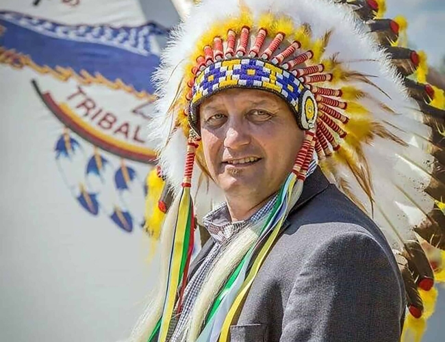 Headshot of Tribal Chief Mark Arcand