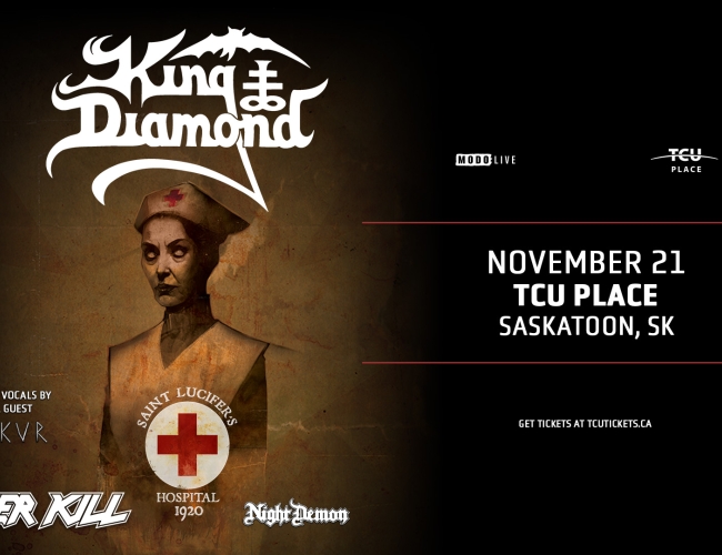 King Diamond, Additional Vocals By Special Guest Myrkur, November 21, TCU Place, Saskatoon, SK