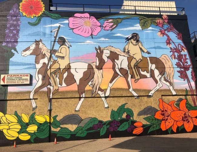 Moving Forward mural