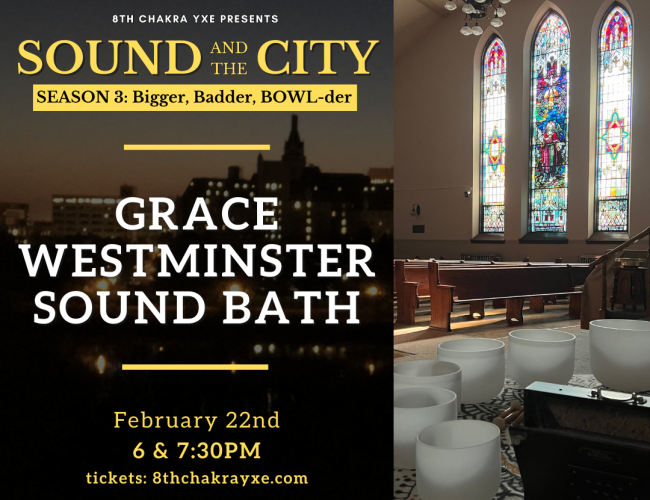 Grace Westminster Sound Bath Poster