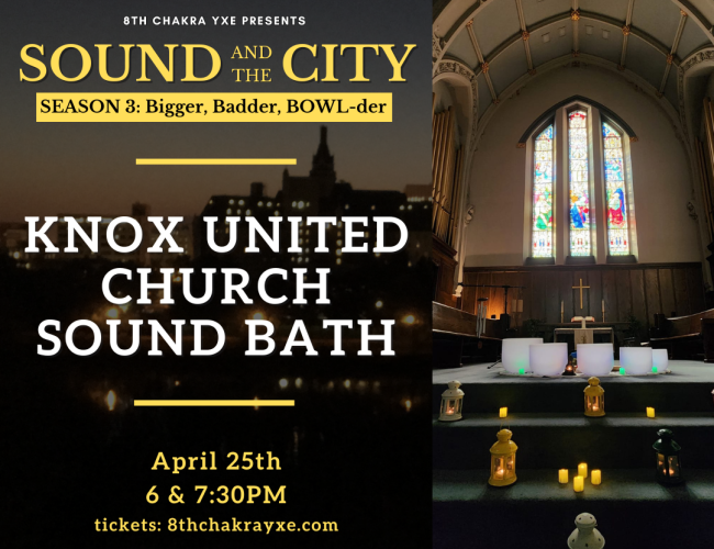 Knox United Church Sound Bath Poster