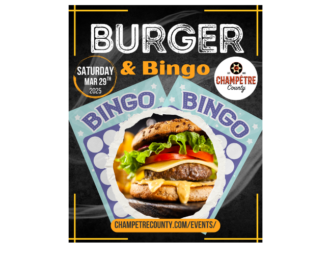 Burger and Bingo night 