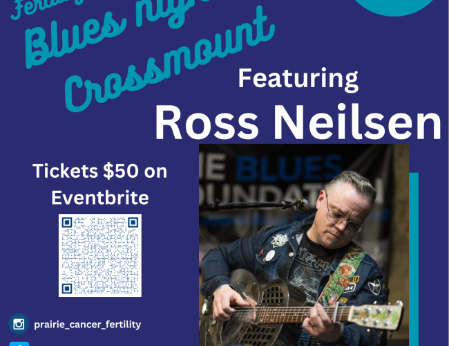 Blues night at Crossmount featuring artist Ross Nielsen. 