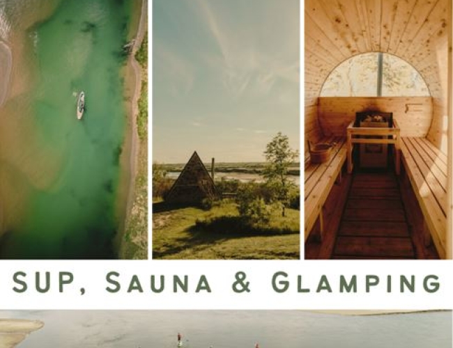 SUP, Sauna & Glamping