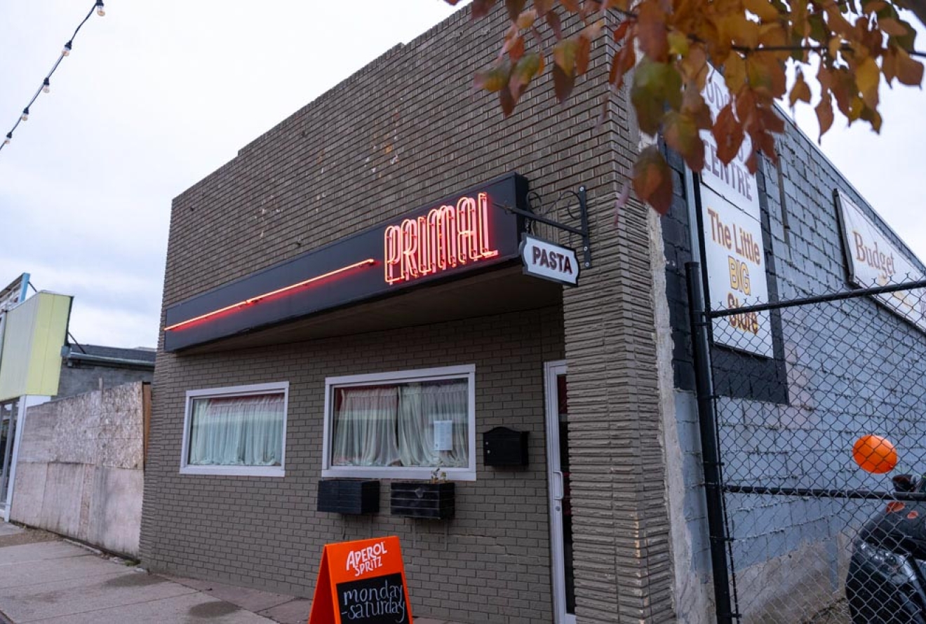 Primal restaurant front entrance